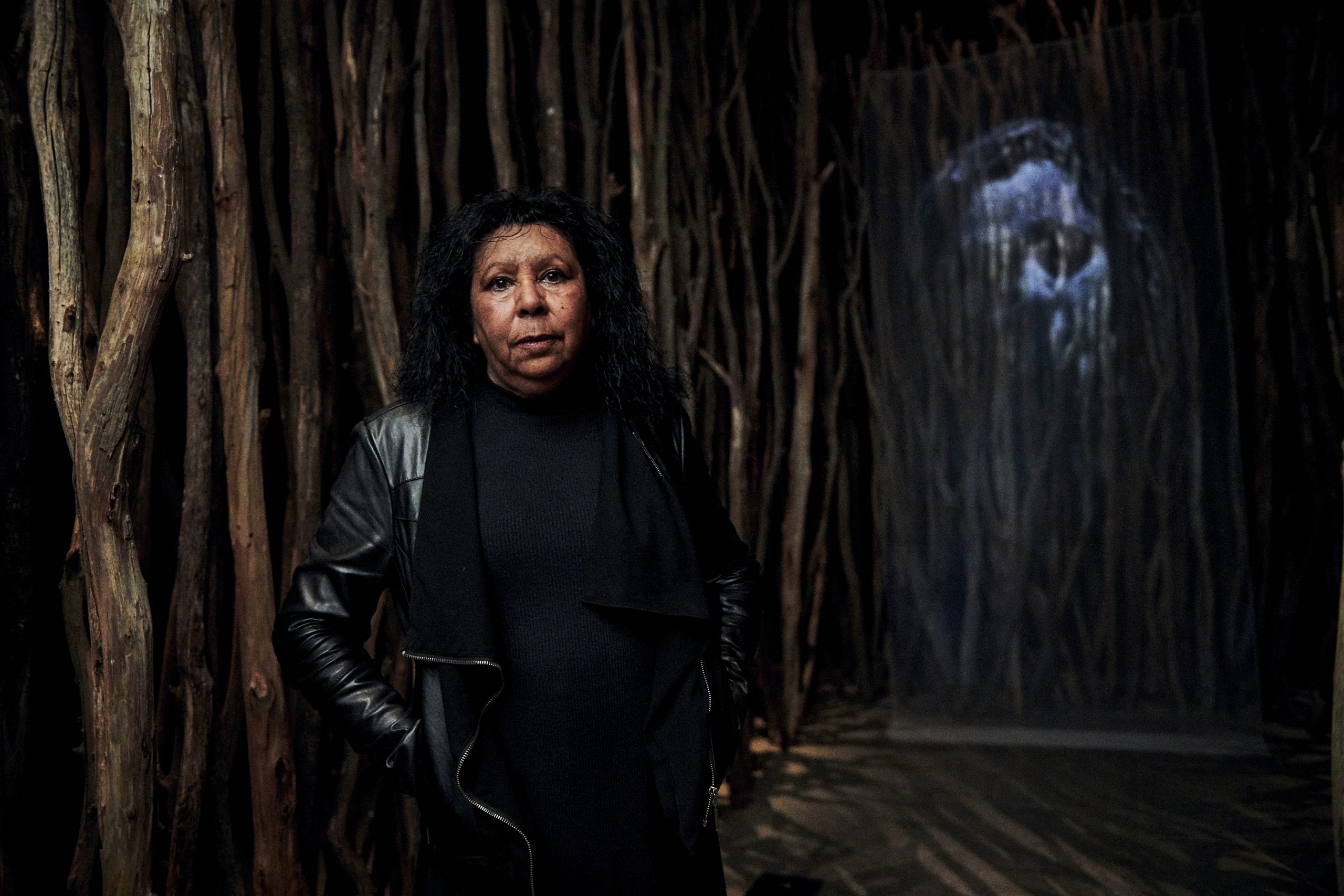 Portrait-of-Maree-Clarke-artist-and-designer-in-Maree-Clarke-Ancestral-Memories