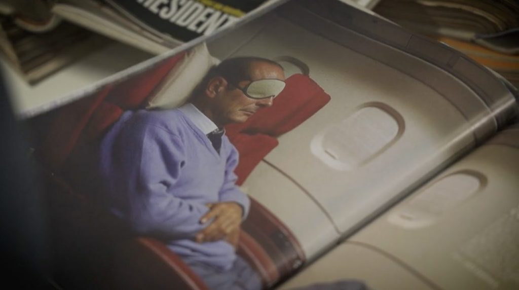 photo 22 .©PARISMATCH-SCOOP
image politique Chirac dort en avion